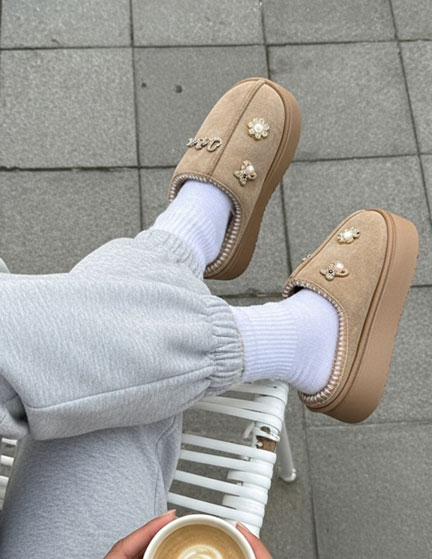 Franco Banetti Maro Slipper Beige cha