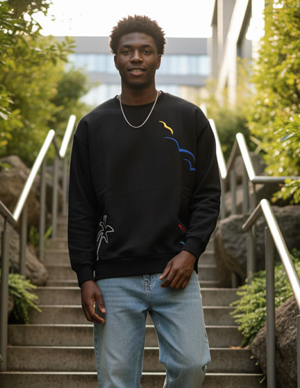 Franco Banetti Kola Top Black