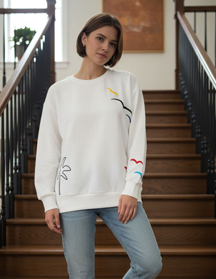 Franco Banetti Kola Top White