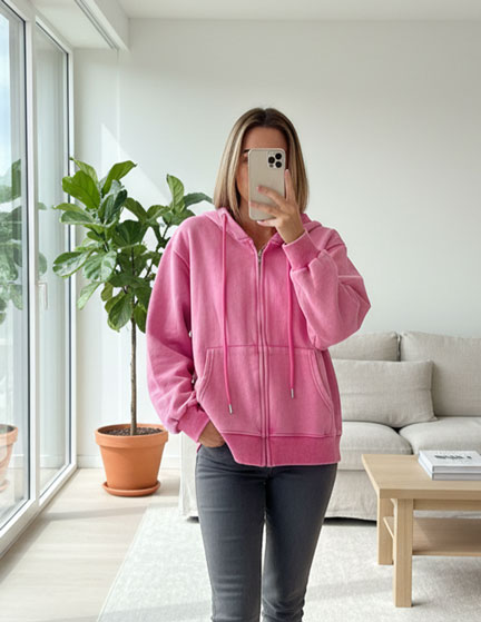 Franco Banetti lezo Hoodie Pink