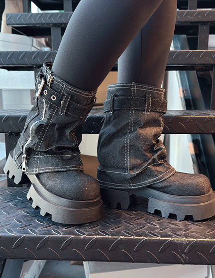 Franco Banetti Niin Boot Black