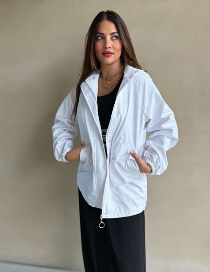 Franco Banetti Pela Jacket White