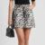 Franco Banetti Printed Skirt Tiger