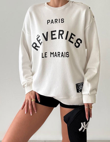 Franco Banetti Reve Sweatshirt White