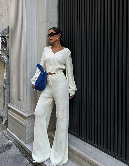 Franco Banetti Wool Set Beige