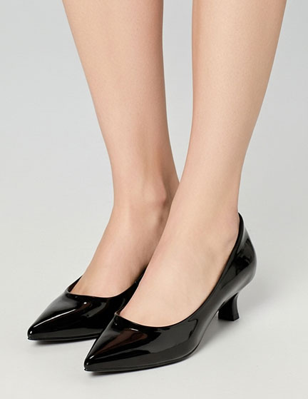 Franco Banetti Silvina Pump Black Glo