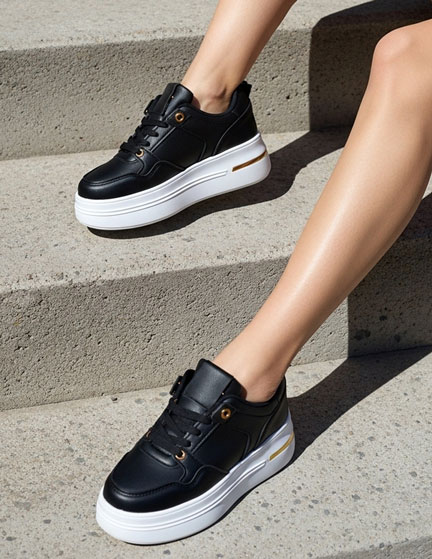 Franco Banetti Simran Sneakers Black