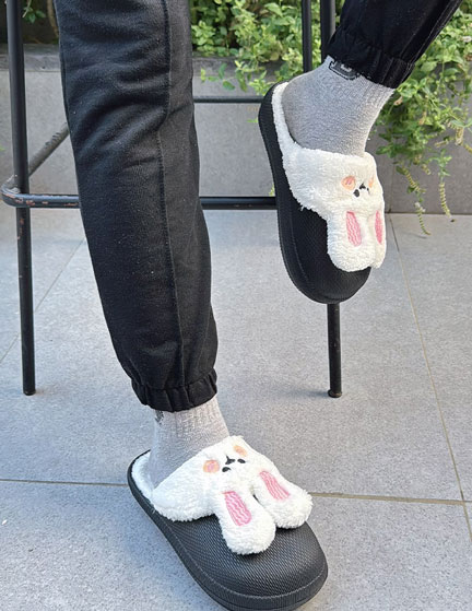 Franco Banetti Toffe Slipper black