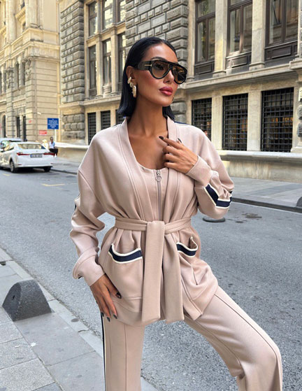 Franco Banetti Trio Set Beige