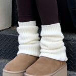 Franco Banetti Ugg Socks Off-White