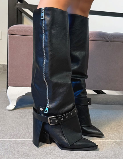 Franco Banetti Zipro Boot Black