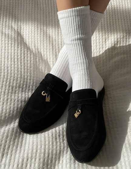 Franco Banetti Jera Slipper Black