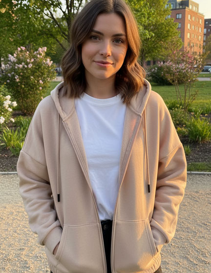 Franco Banetti Tigo Hoodie Beige