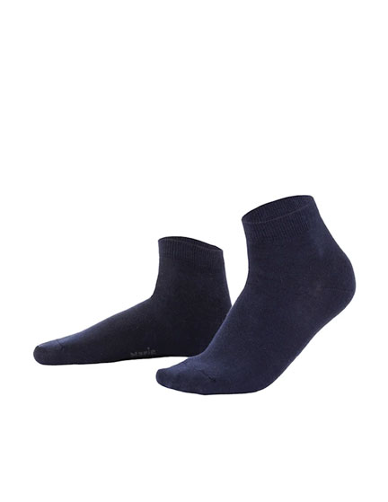 Marie France Classic Women Half Socks Navy