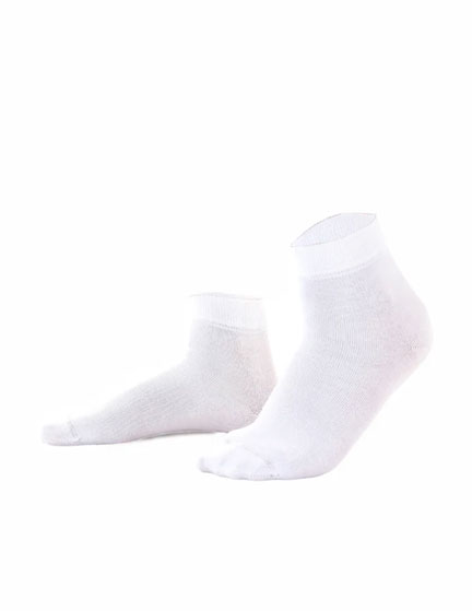 Marie France Classic Women Half Socks White