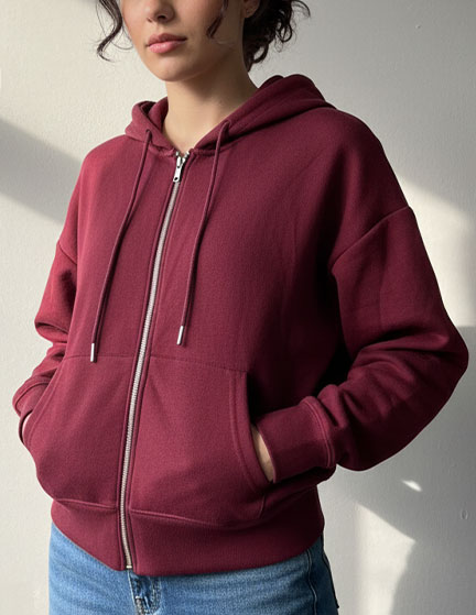 Franco Banetti Bord Hoodie Bordo