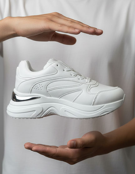 Franco Banetti Dami Sneakers White