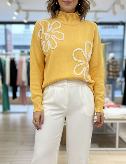 Franco Banetti Evra Sweater Yellow