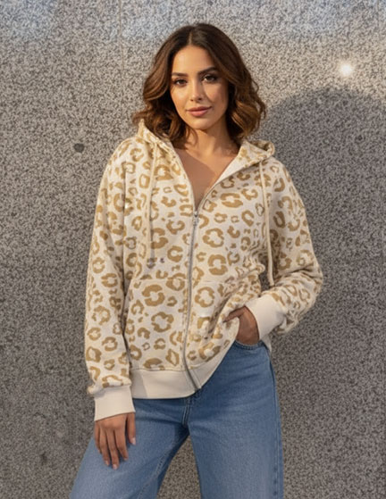 Franco Banetti Printed Hoodie White