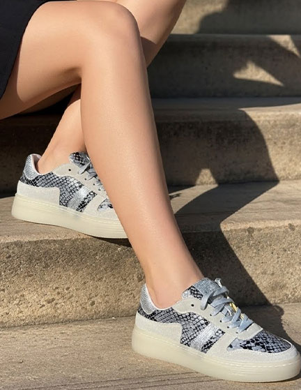 Franco Banetti Sneko Sneakers silver