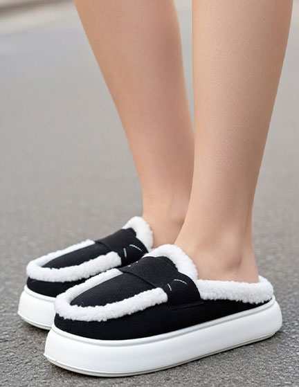 Franco Banetti Zoya Slipper Black