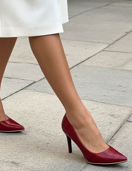 Franco Banetti Noble Pump Maroon