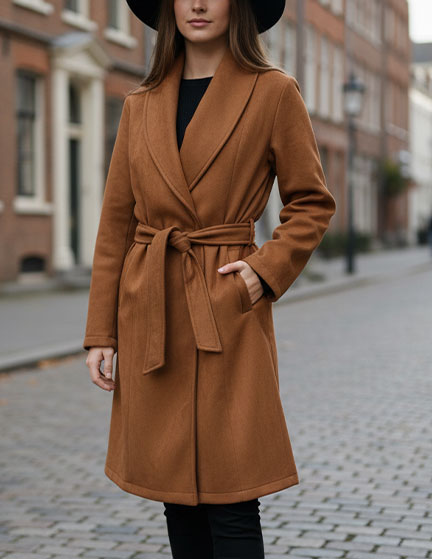 Franco Banetti Bego Coat Camel