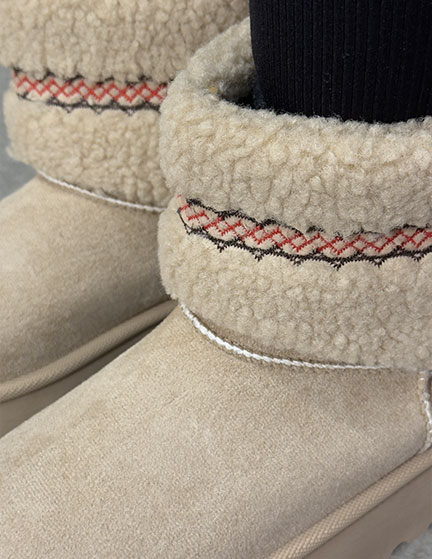 Franco Banetti Andra Boot Beige Details