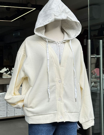 Franco Banetti Twice Hoodie Beige