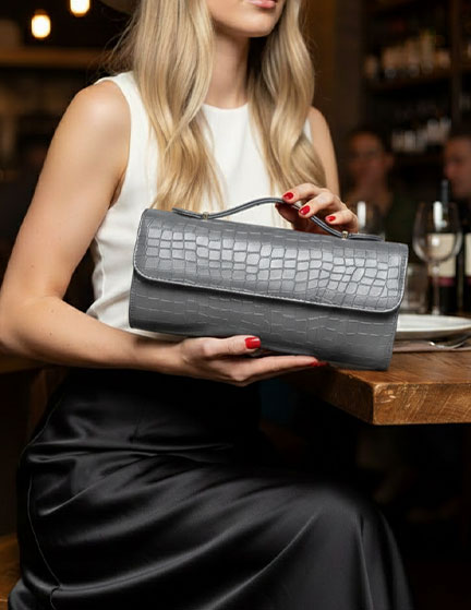 Franco Banetti Leona Bag Grey Cro