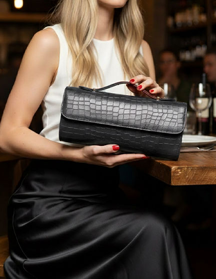 Franco Banetti Leona Bag Black Cro