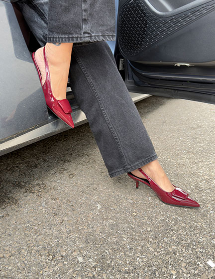 Franco Banetti Roya Pump Burgundy