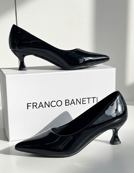Franco Banetti Zaria Pump Black Glo