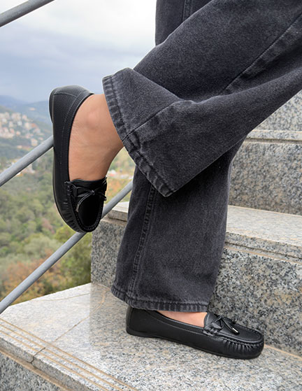 Franco Banetti Primo Moccasin Black 1