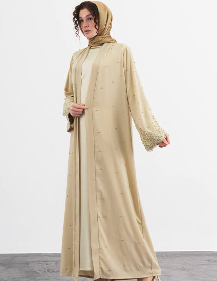 Franco Banetti Donte Abaya Beige 1