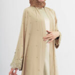 Franco Banetti Donte Abaya Beige