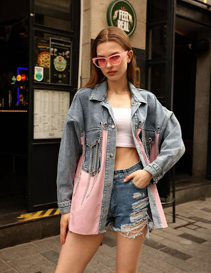 Franco Banetti Chain jacket Jeans