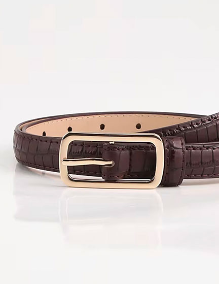 Franco Banetti Crocco Belt Brown