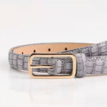 Franco Banetti Crocco Belt Grey