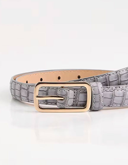Franco Banetti Crocco Belt Grey