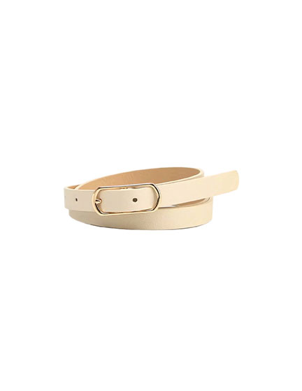 Franco Banetti Kera Belt Beige