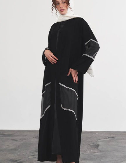 Franco Banetti Leno Abaya Black