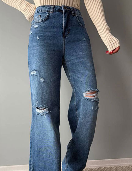 Franco Banetti Ripped Jeans Blue 1