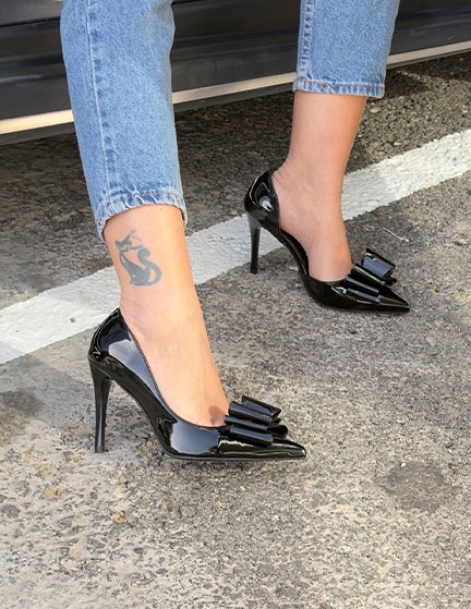 Franco Banetti Sabina Pump Black Glo