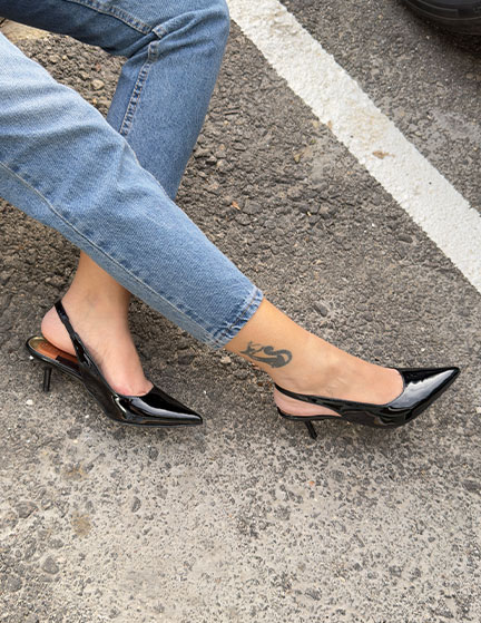 Franco Banetti Anaya Pump Black Glo