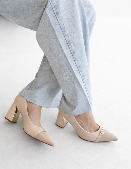 Franco Banetti Gayna Pump Beige