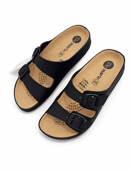 Franco Banetti Kila Slipper Black