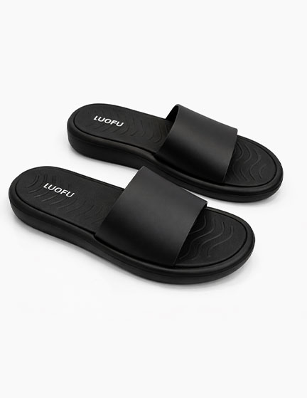 Franco Banetti Basic Slipper Black