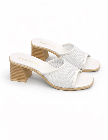 Franco Banetti Basica Heel White