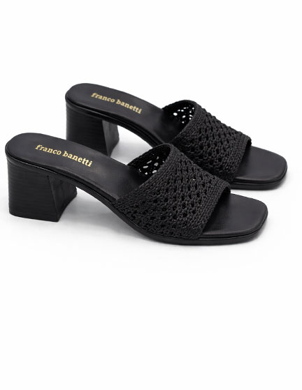 Franco Banetti Bello Heel Black